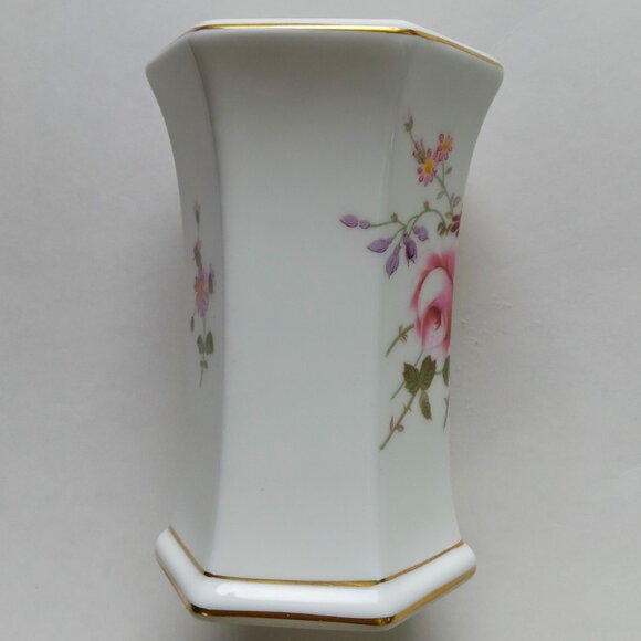 Royal Crown Derby Posies 2 Small Dishes & Vase Open Trinket Vanity Set of 3 Pcs. - Picture 13 of 16